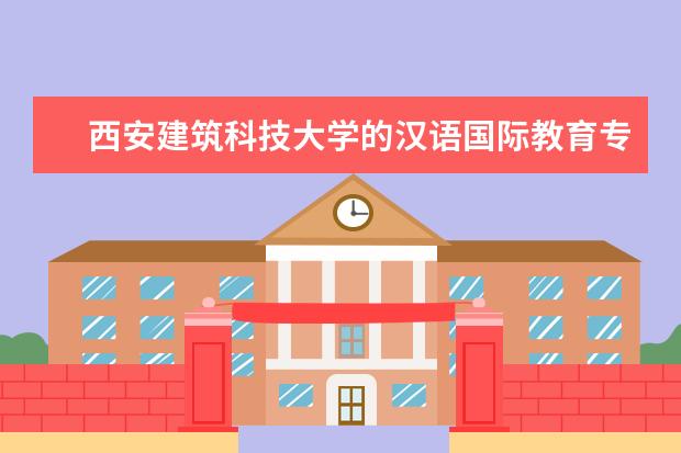 西安建筑科技大学的汉语国际教育专业行业前景