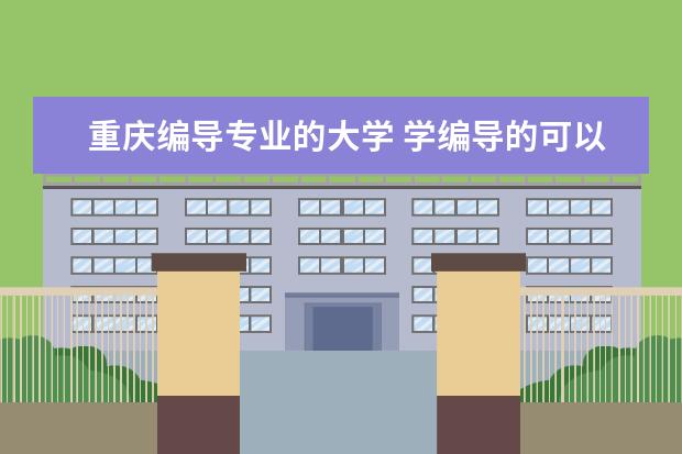 重庆编导专业的大学 学编导的可以上四川和重庆的哪些大学?