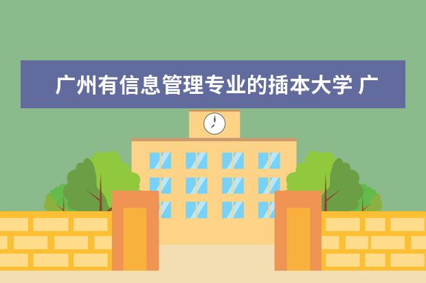 广州有信息管理专业的插本大学 广东专插本那些学校比较好考?