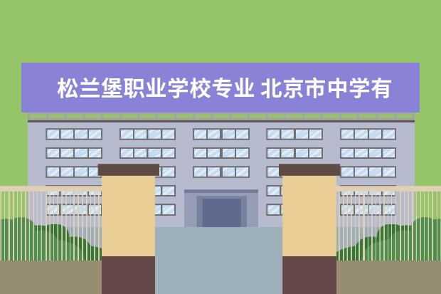 松兰堡职业学校专业 北京市中学有多少