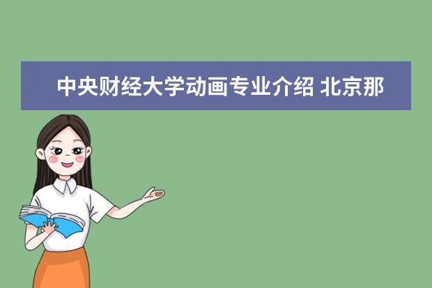 中央财经大学动画专业介绍 北京那个学校的美术学专业好?